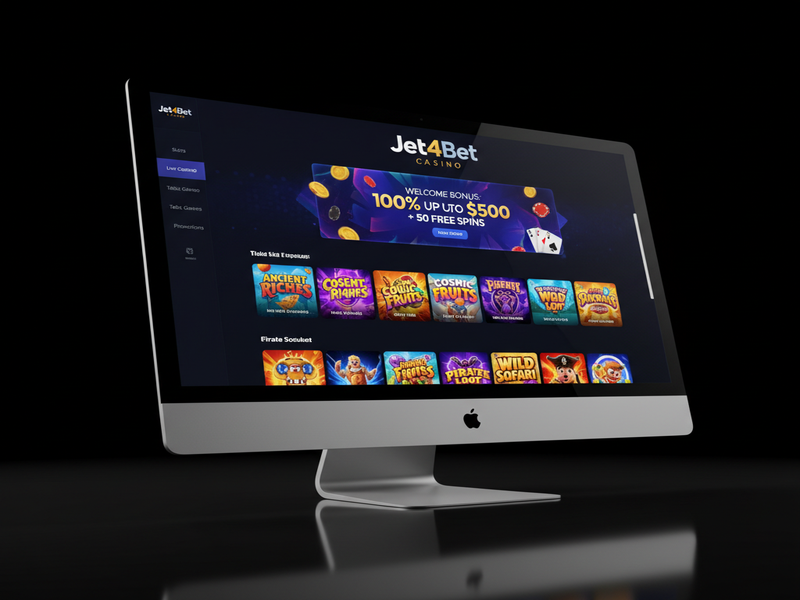 Jet4Bet Casino Casino on Computer